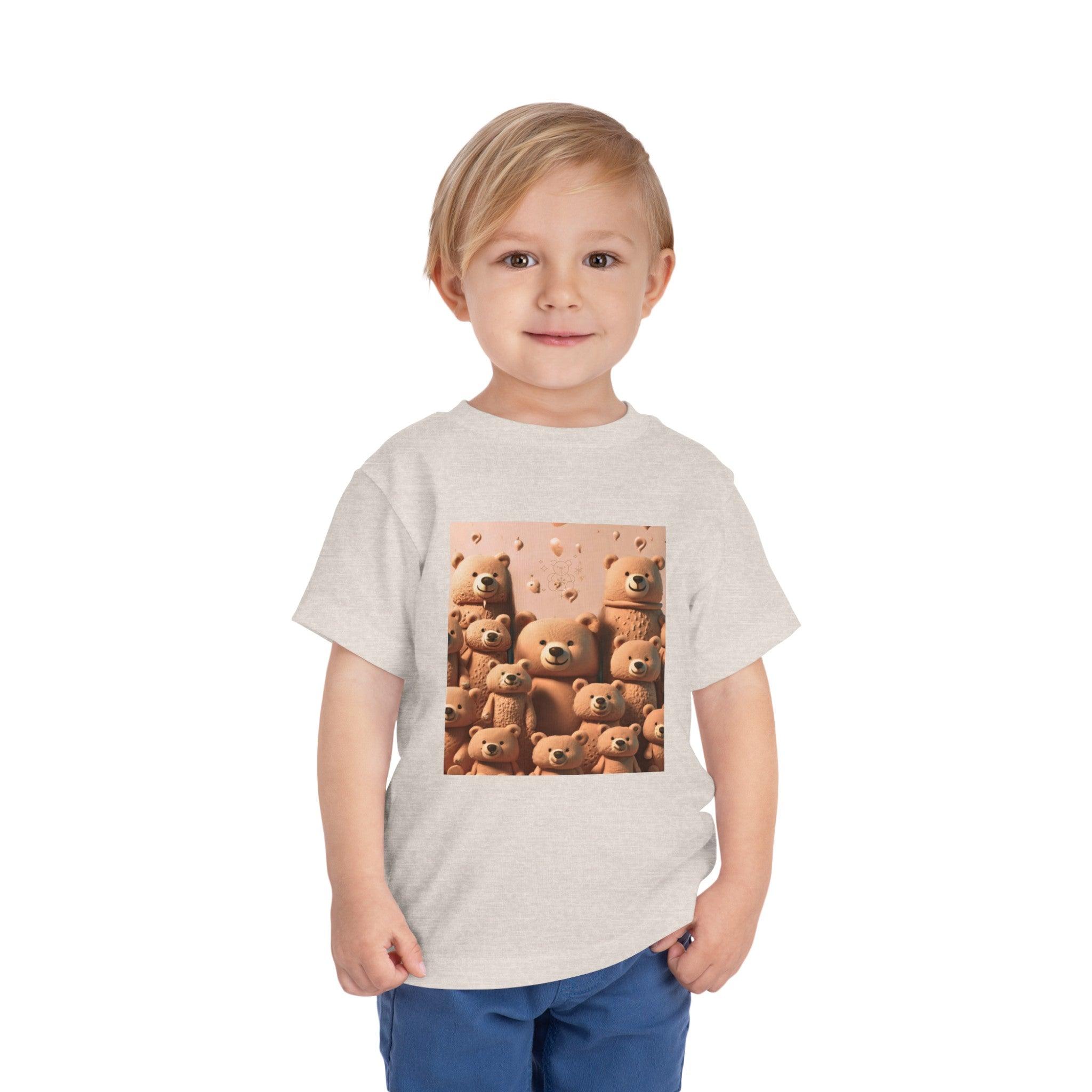 Little Kids cute Bear t-shirt
