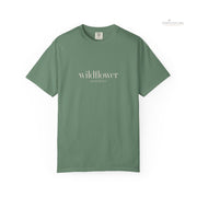 Wildflower T-Shirt — Minimal Botanical Graphic Tee - PRINT EXPLORE