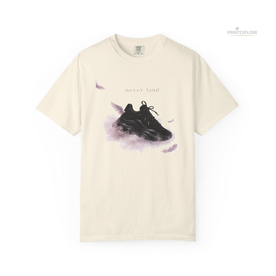 Never Land Graphic Tee — Floating Sneaker Wearable Art - PRINT EXPLORE