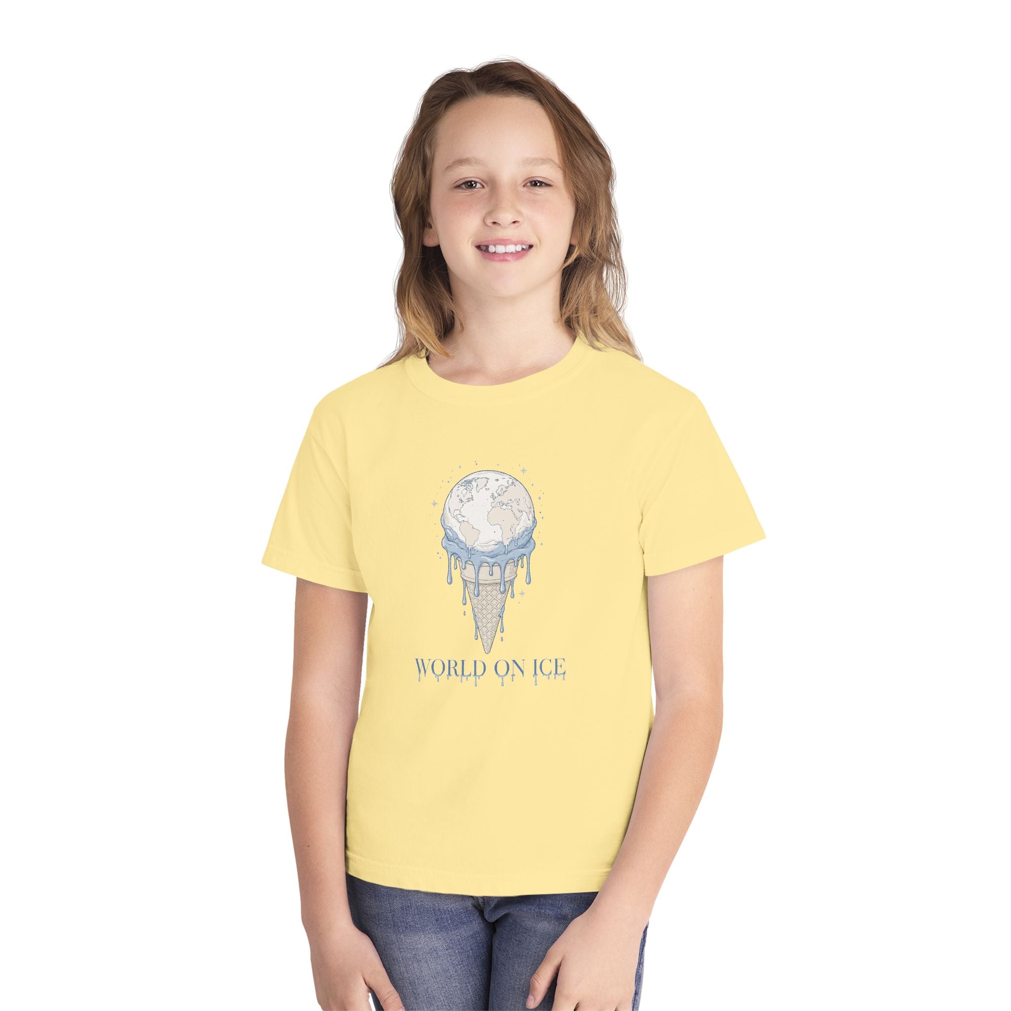 Youth World on Ice Midweight Tee - PRINT EXPLORE