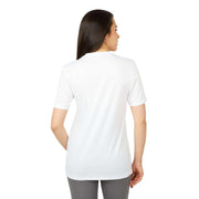 Adidas® Women's Sports T Shirt White- PRINT EXPLORE