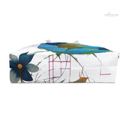 Blue Flowers Weekender Bag - PRINT EXPLORE