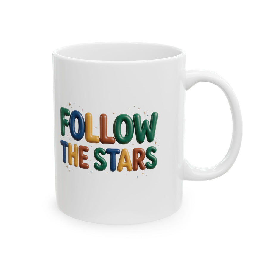 Follow the Stars - Ceramic Mug, 11oz - PRINT EXPLORE