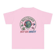 Youth Tee — 'Meltdown Next Gen Anxiety' Graphic Shirt
