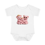 Soft & Comfy Infant Baby Rib Bodysuit - PRINT EXPLORE