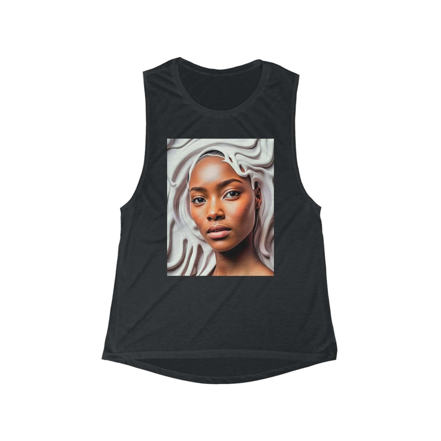 Flowy Muscle Tee woman black
