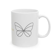Feminine Line Art Coffee Mug 11oz| RÊVERIE