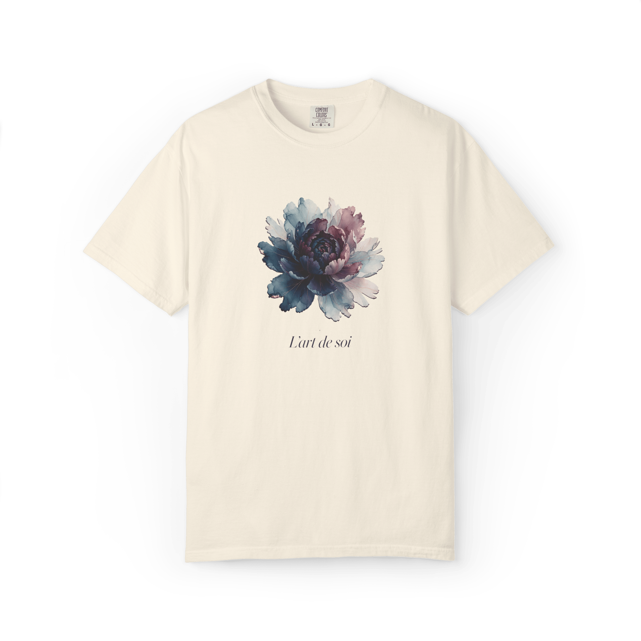 Floral Watercolor Art Tee – Comfort Colors 1717 - PRINT EXPLORE