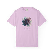 Floral Watercolor Art Tee – Comfort Colors 1717 - PRINT EXPLORE