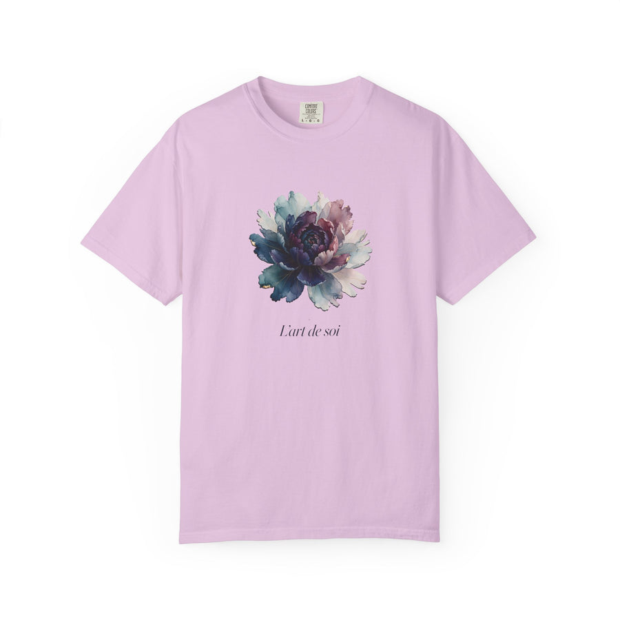 Floral Watercolor Art Tee – Comfort Colors 1717 - PRINT EXPLORE