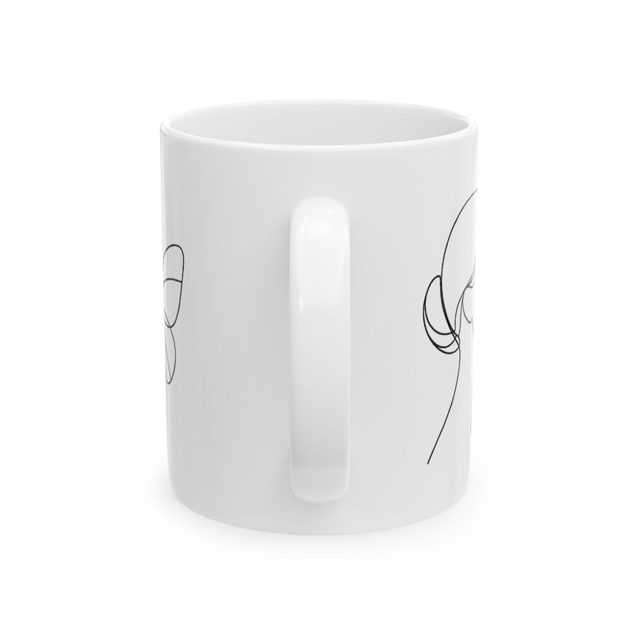 Feminine Line Art Coffee Mug 11oz| RÊVERIE