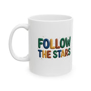 Follow the Stars - Ceramic Mug, 11oz - PRINT EXPLORE