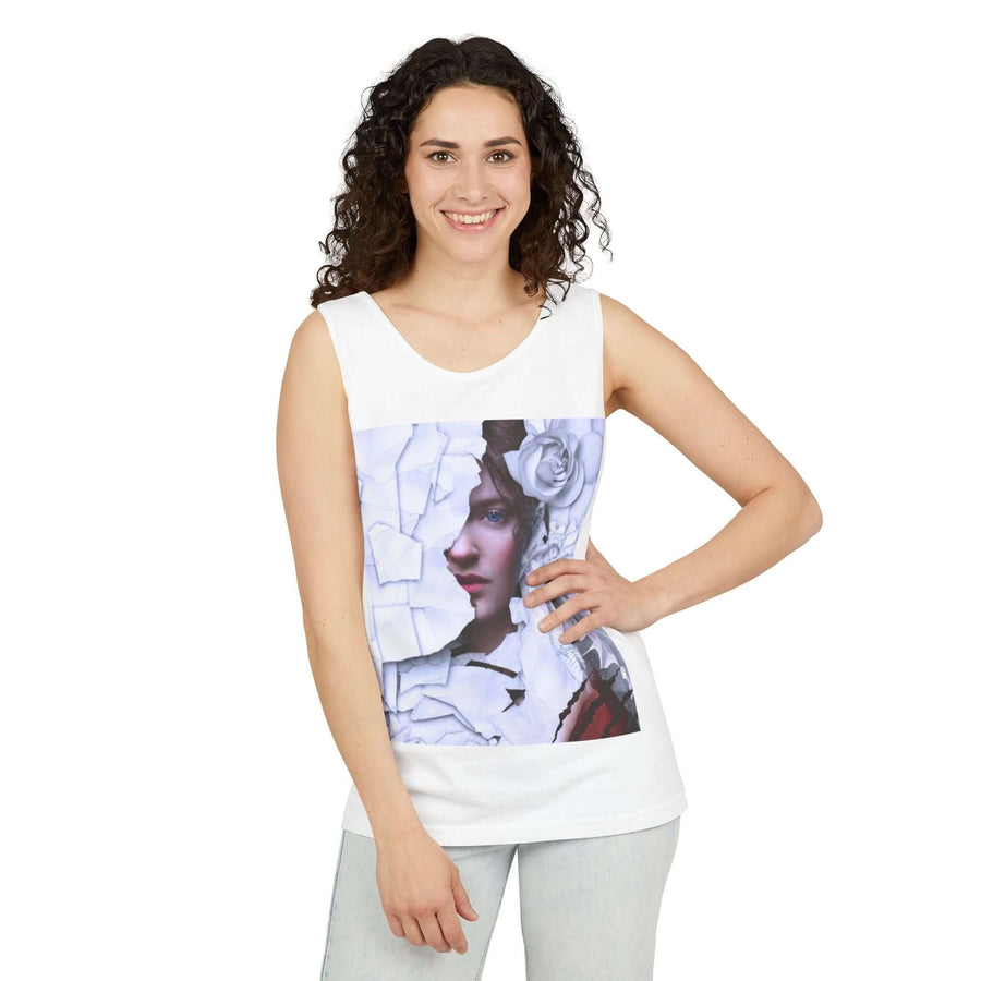 Unisex Garment - Dyed Tank Top with design - PRINT EXPLORE