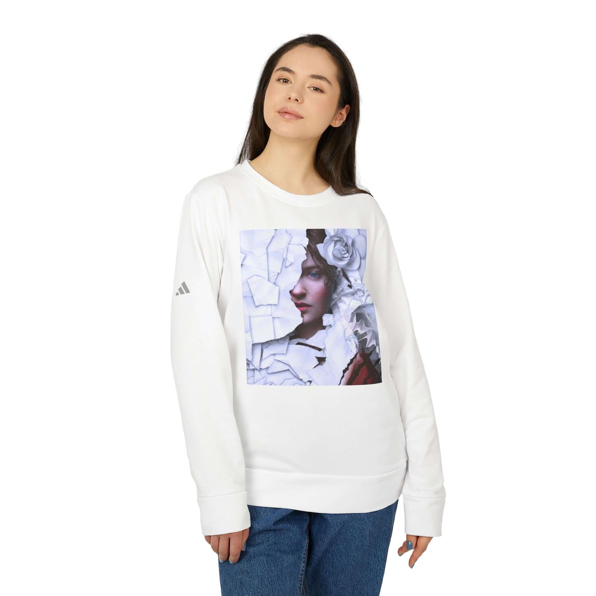 Premium Sweatshirt | Sustainable & Cozy White - PRINT EXPLORE