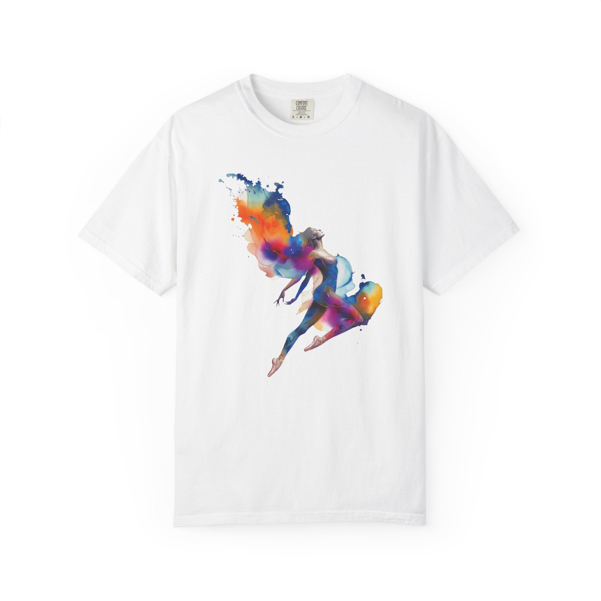 Watercolor Ballet Dancer T-Shirt - PRINT EXPLORE