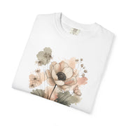 Rooted & Rising Floral T-Shirt — Botanical Inspirational Tee
