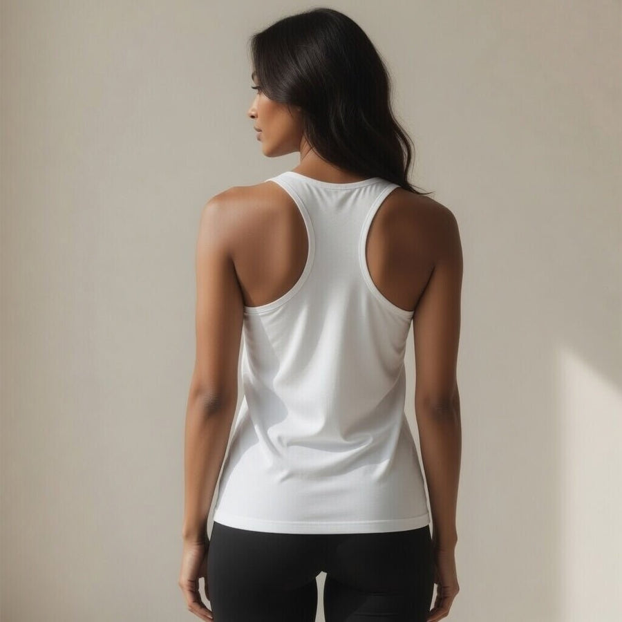 Women's Racerback Tank– Breathable Activewear Top - PRINT EXPLORE