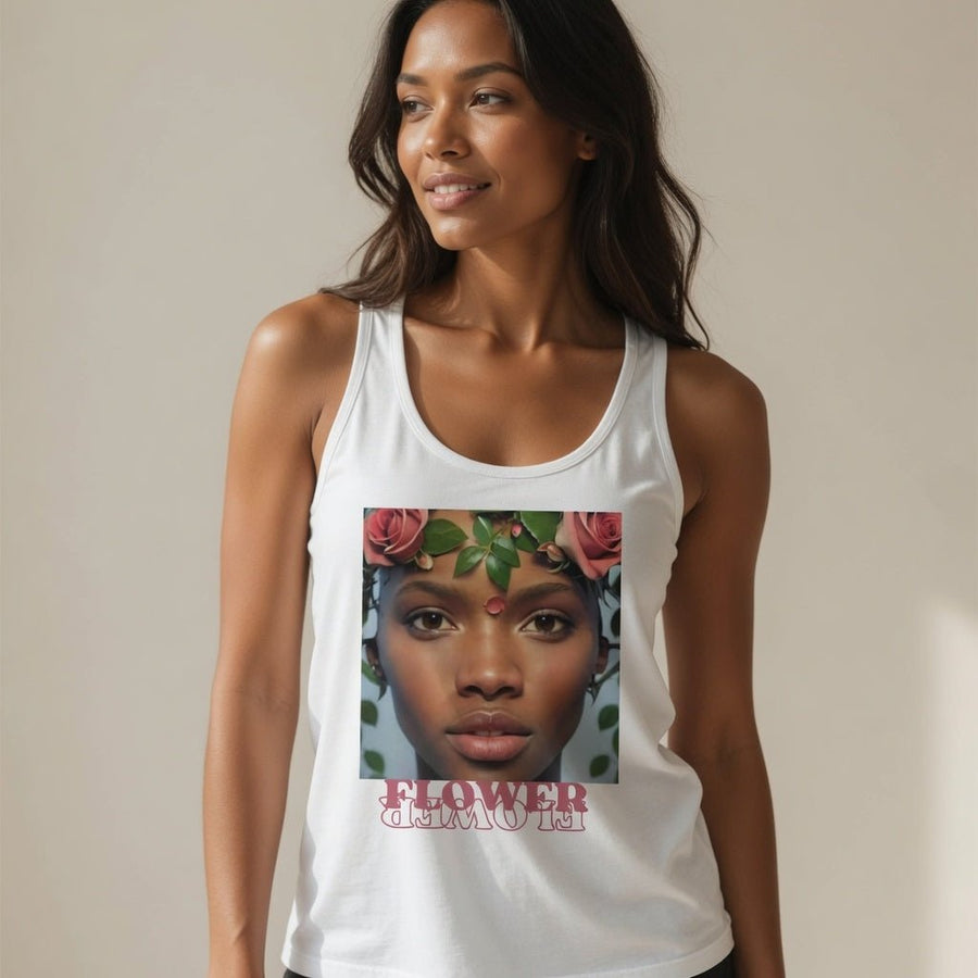 Women's Racerback Tank– Breathable Activewear Top - PRINT EXPLORE