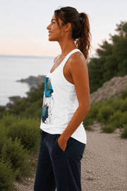 Womens Ideal Racerback Tank - Side view