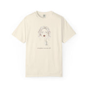 Minimalist Line Art Graphic Tee for Women | French-Inspired Design - PRINT EXPLORE