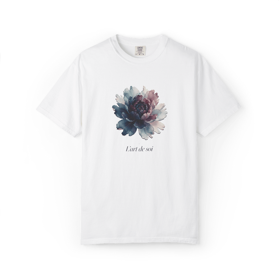 Floral Watercolor Art Tee – Comfort Colors 1717 - PRINT EXPLORE
