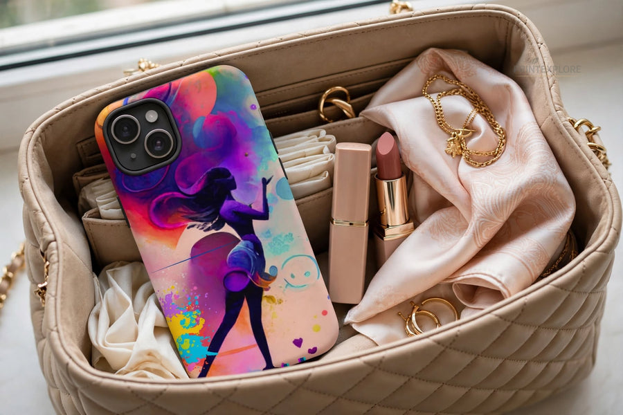 Vibrant & Stylish Phone Case – Colorful Grace - PRINT EXPLORE