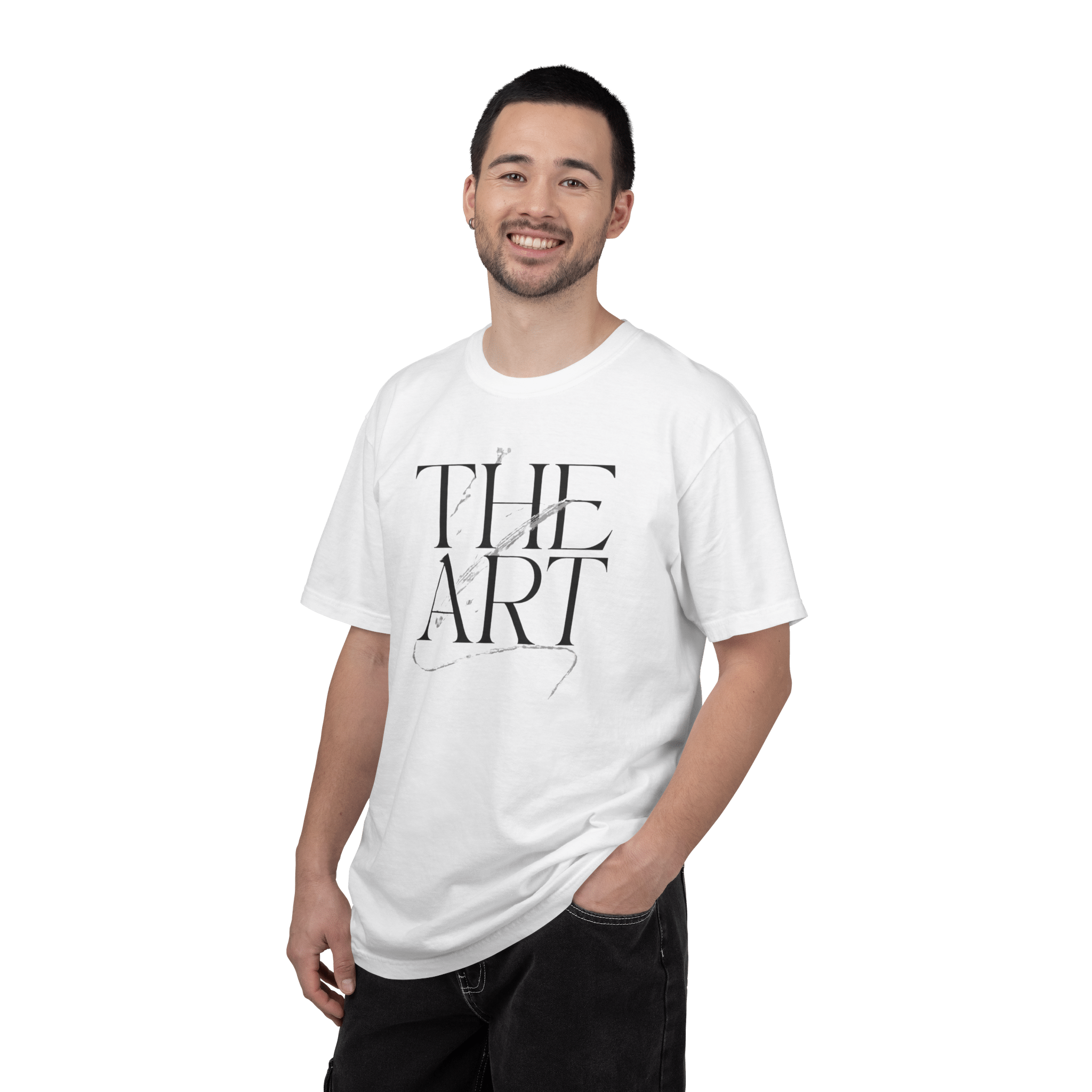 The Art T-Shirt — Minimalist Typography Tee - PRINT EXPLORE