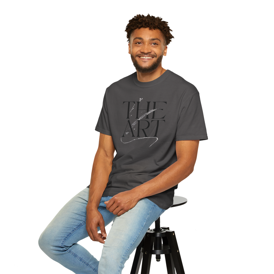 The Art T-Shirt — Minimalist Typography Tee