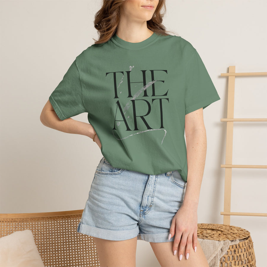 The Art T-Shirt — Minimalist Typography Tee - PRINT EXPLORE