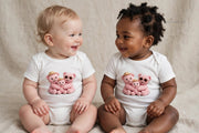 Pink Bears Baby Bodysuit – Original Wearable Art - PRINT EXPLORE
