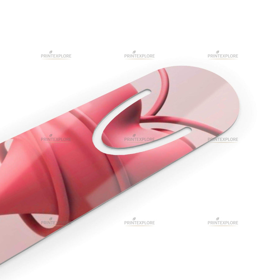 Pink Heart Personalized Bookmark - PRINT EXPLORE