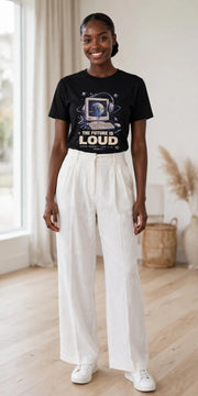 The Future Is Loud Graphic Tee | Comfort Colors - PRINT EXPLORE