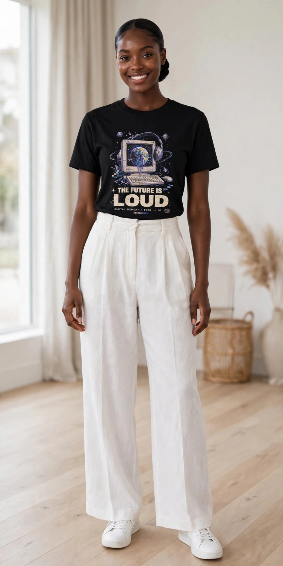 The Future Is Loud Graphic Tee | Comfort Colors - PRINT EXPLORE