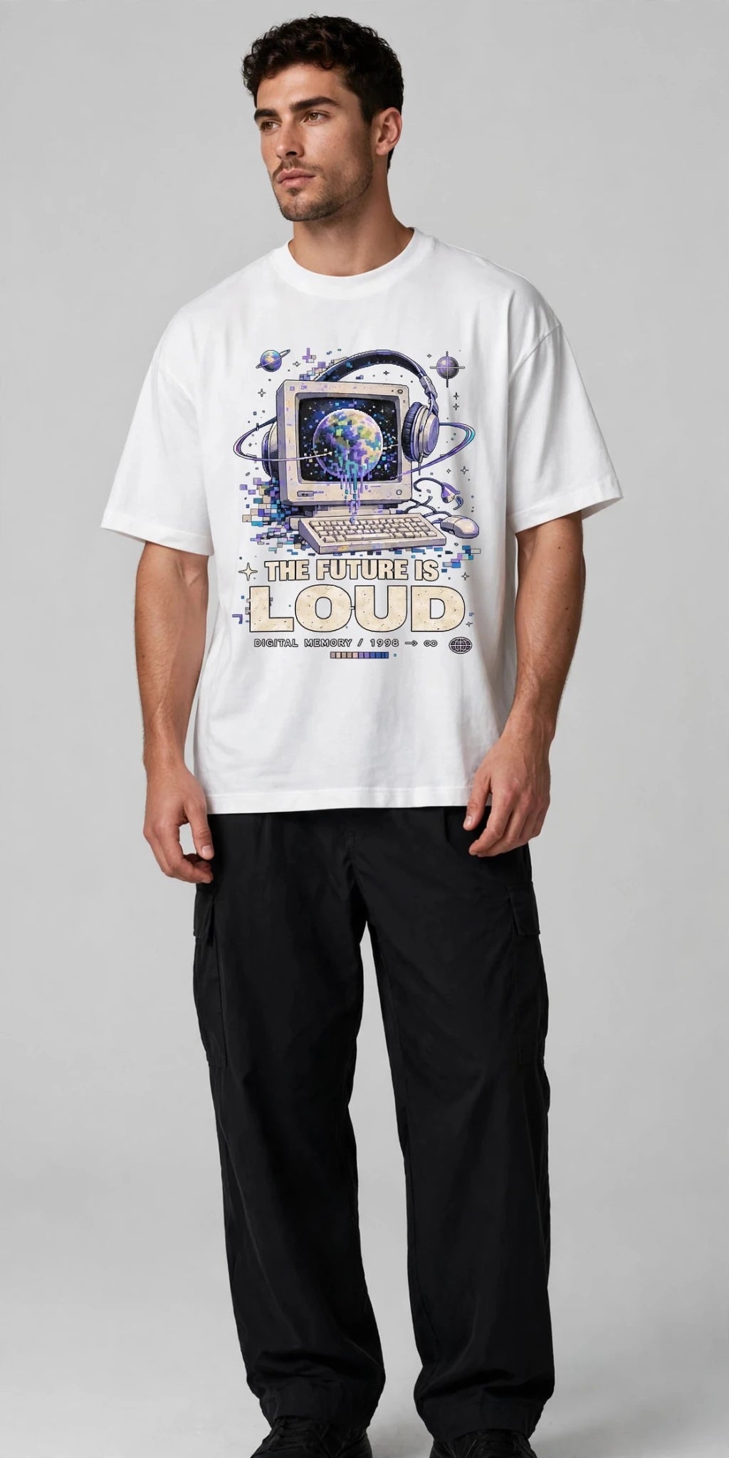 The Future Is Loud Graphic Tee | Comfort Colors - PRINT EXPLORE