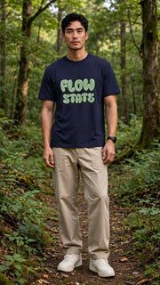 Flow State Comfort Colors® T-Shirt | Motivational Graphic Tee - PRINT EXPLORE