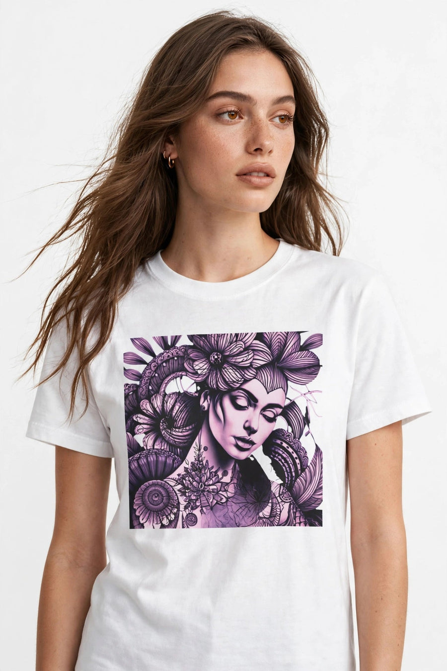 The Muse Within Artistic Cotton Tee - PRINT EXPLORE