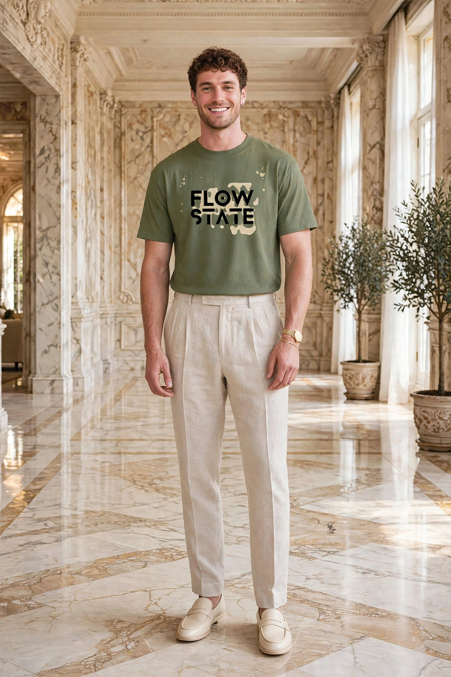 Men's Motivational Comfort Colors® Shirt — Deep Focus