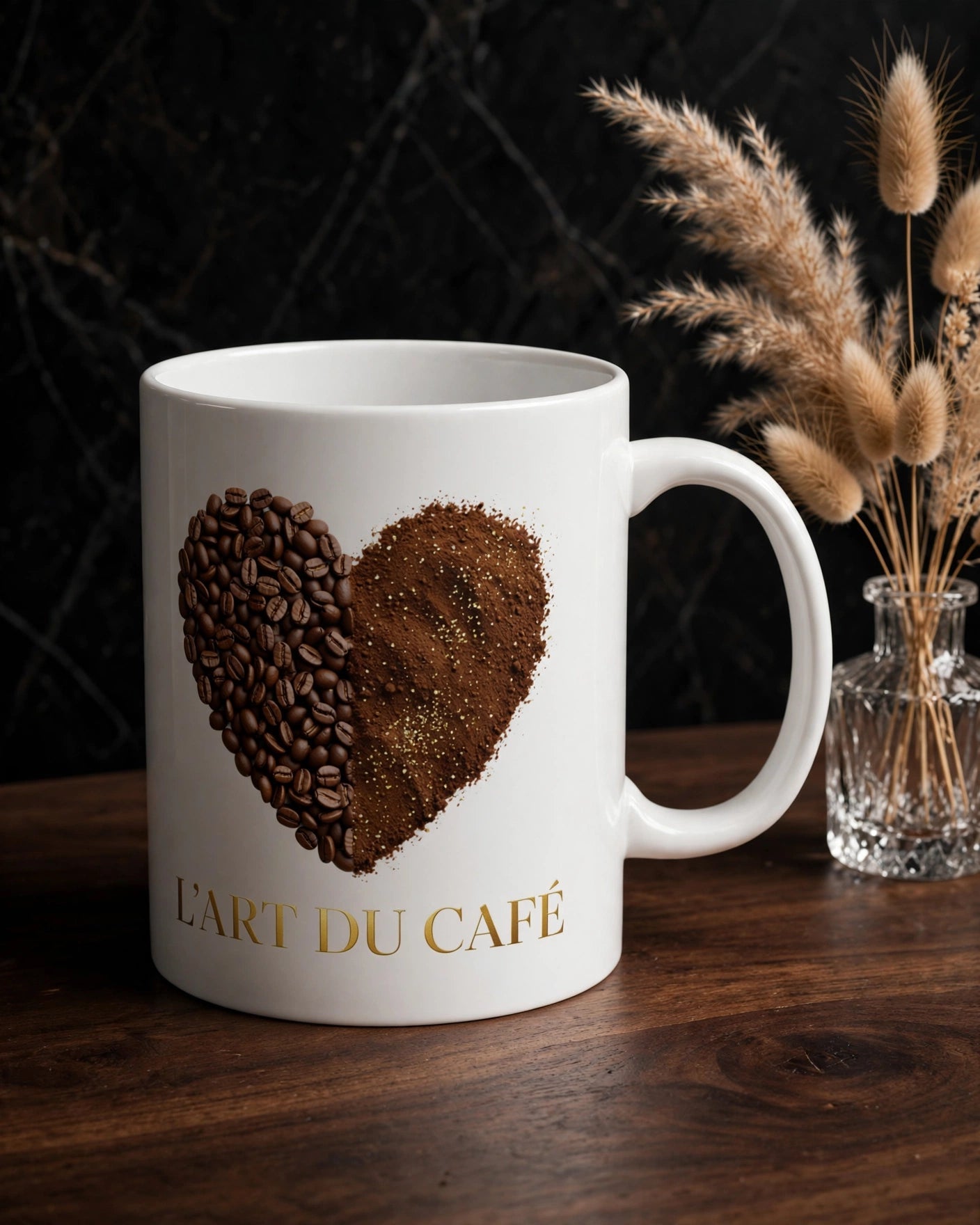 Heart Art Ceramic Mug 11oz – for Creative Souls - PRINT EXPLORE