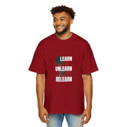 Men's Heavy Oversized Tee - PRINT EXPLORE