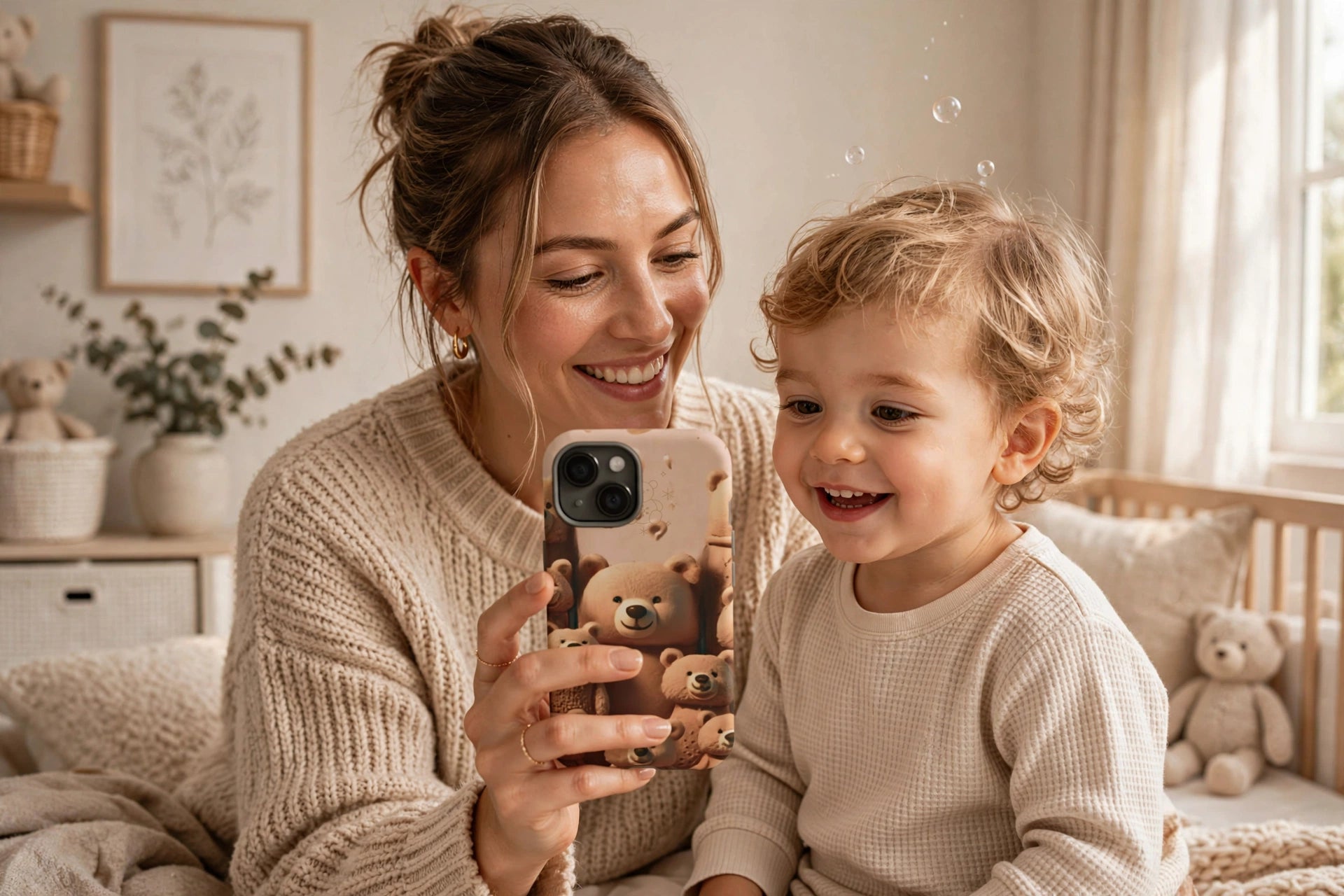 Adorable Bear Phone Case|iphone 15 - PRINT EXPLORE
