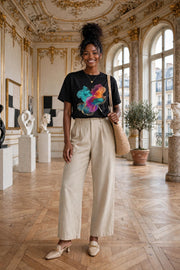 Abstract Color Smoke Tee — A Wearable Art Statement in Motion