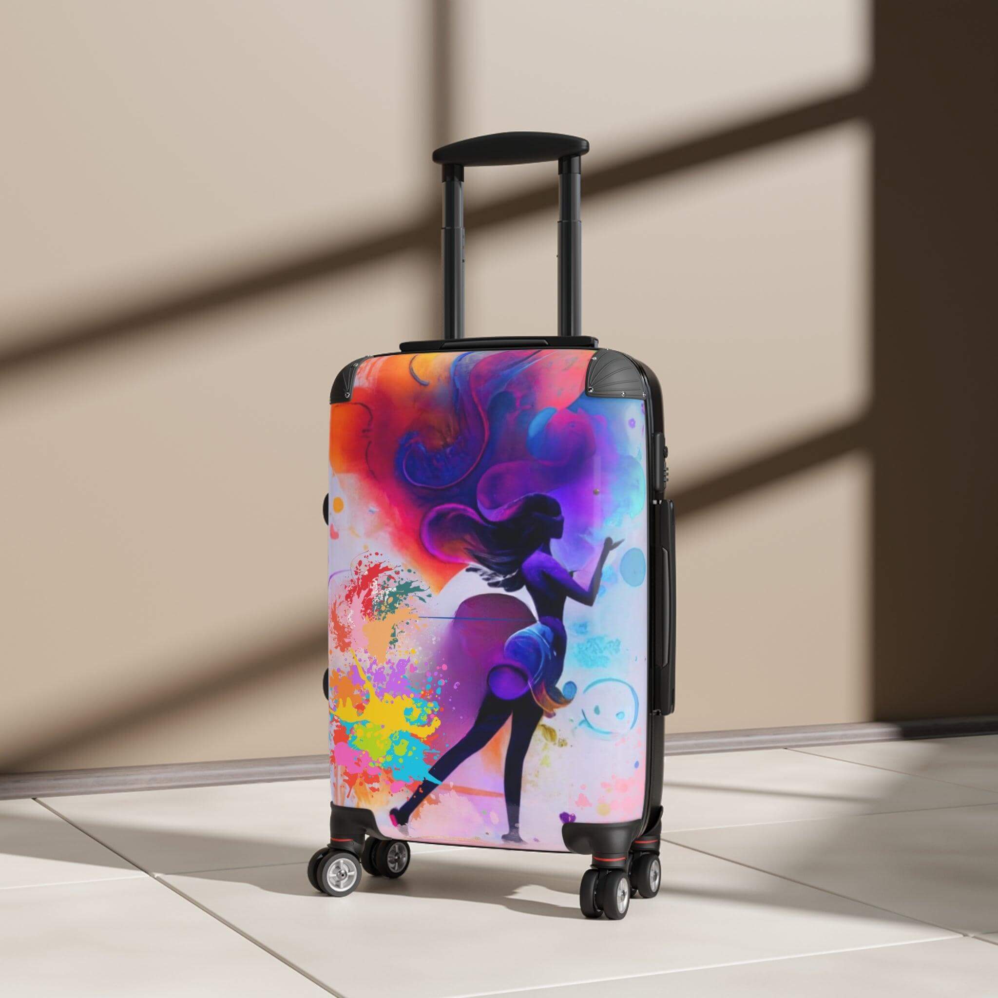 Ultimate Comfort & Security Suitcase - PRINT EXPLORE