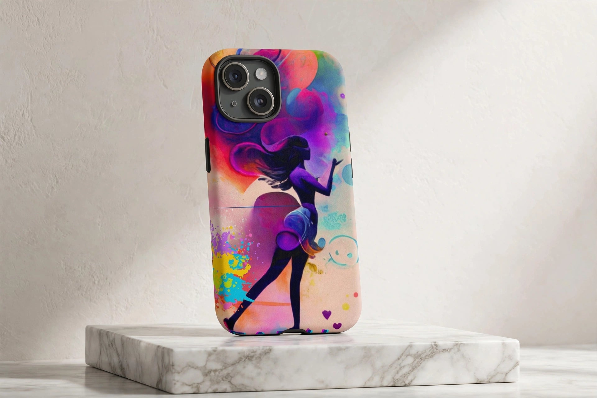 Vibrant & Stylish Phone Case – Colorful Grace - PRINT EXPLORE