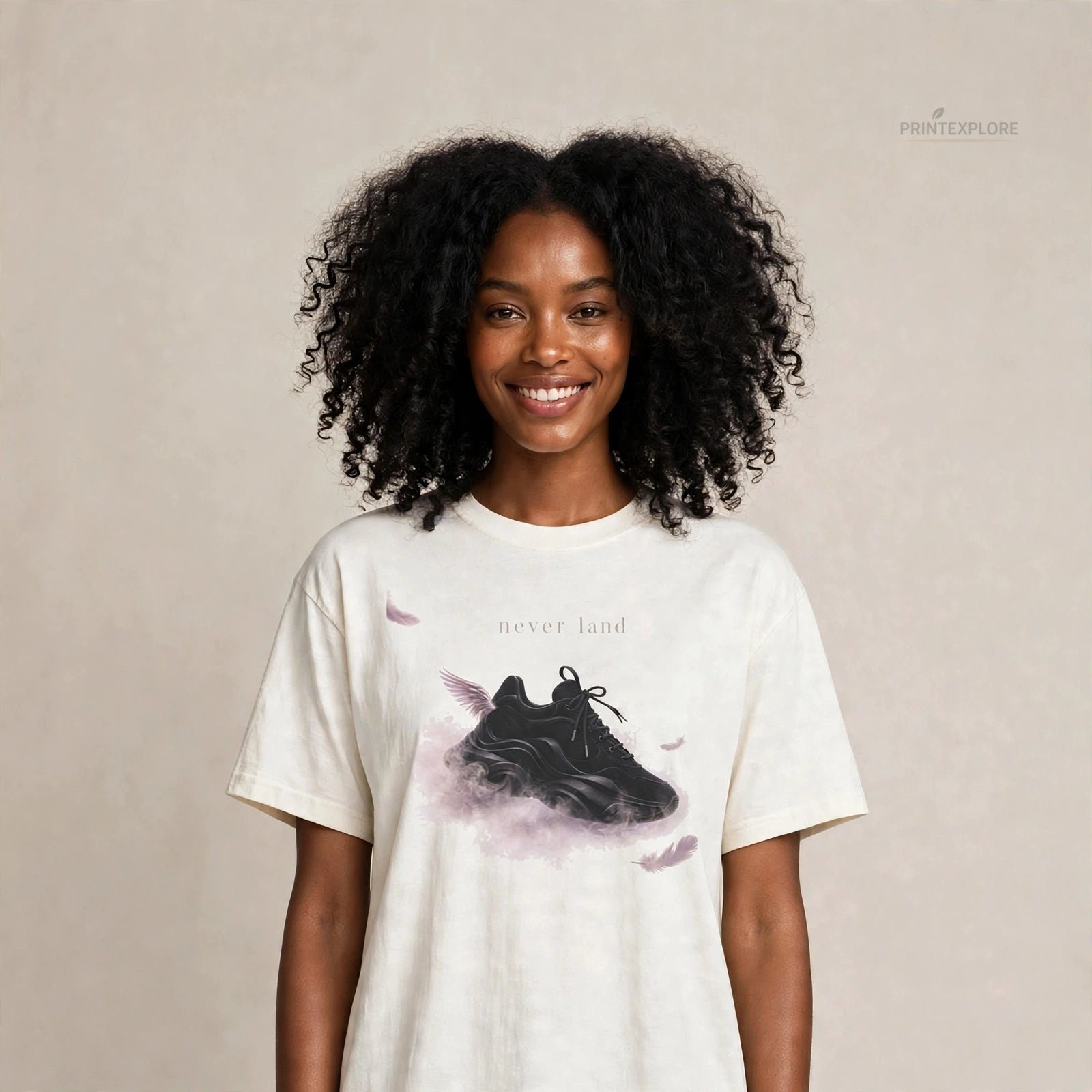 Never Land Graphic Tee — Floating Sneaker Wearable Art - PRINT EXPLORE