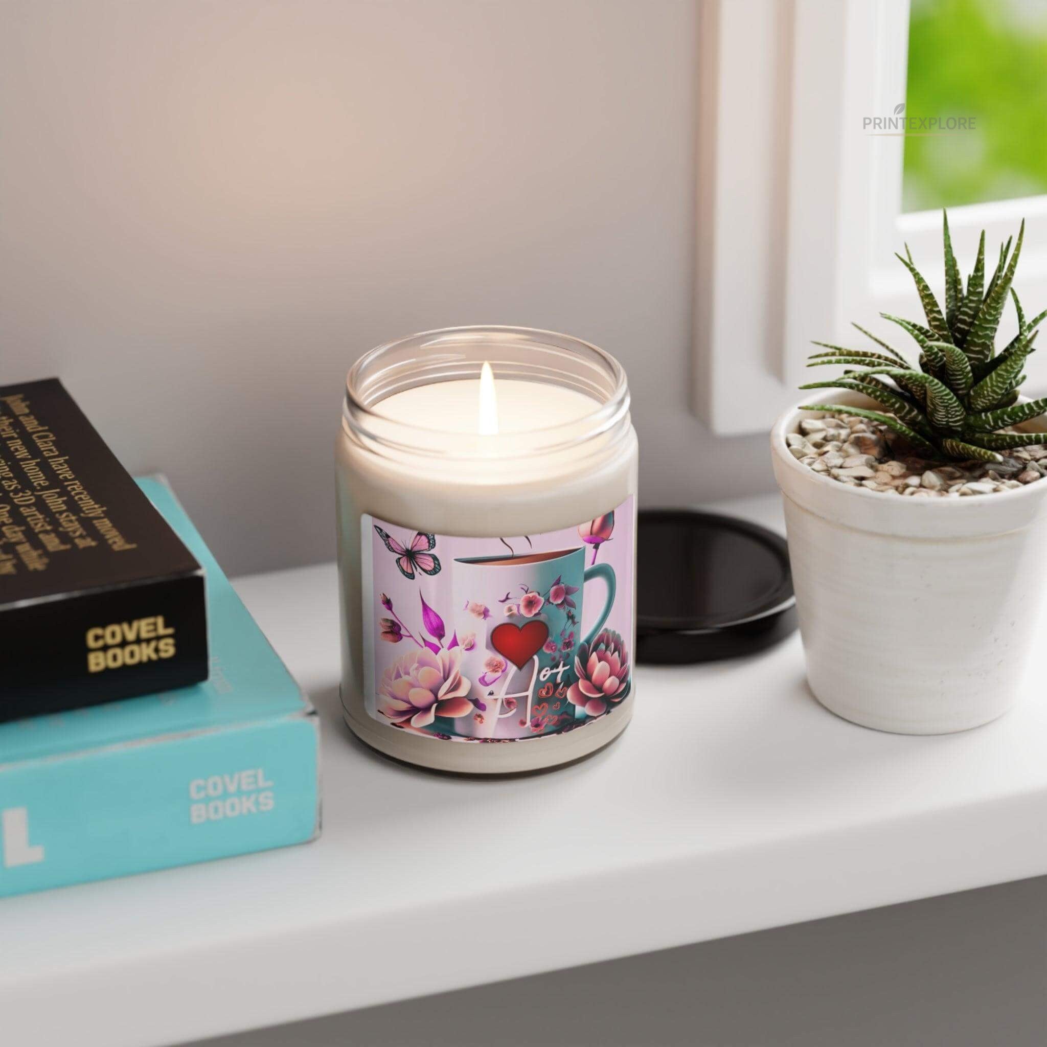 Scented Soy Candle, 9oz - PRINT EXPLORE
