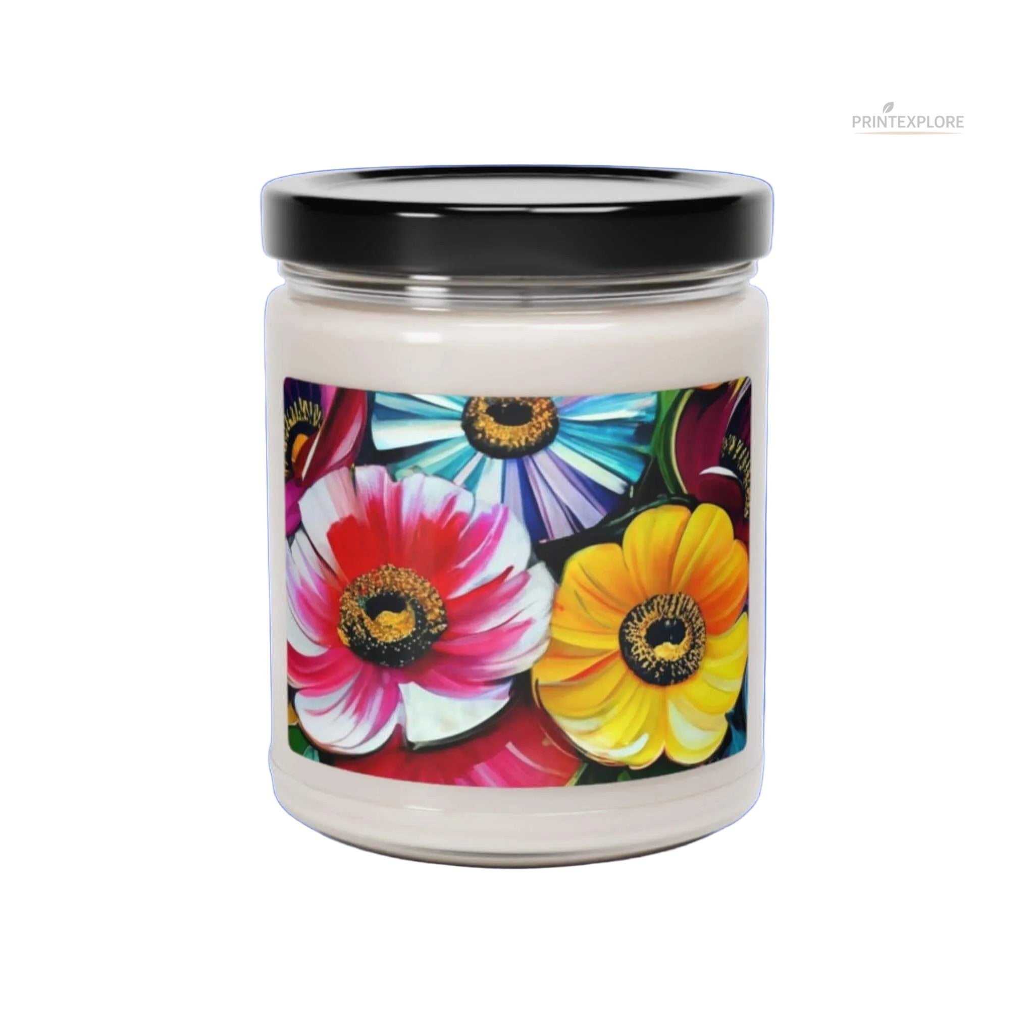 Scented Soy Candle, 9oz - PRINT EXPLORE