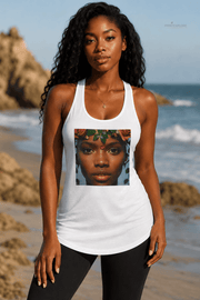 Floral Racerback Top for Women|Eternal Flower - PRINT EXPLORE