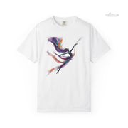Abstract Color Wave Cotton Graphic Tee - PRINT EXPLORE