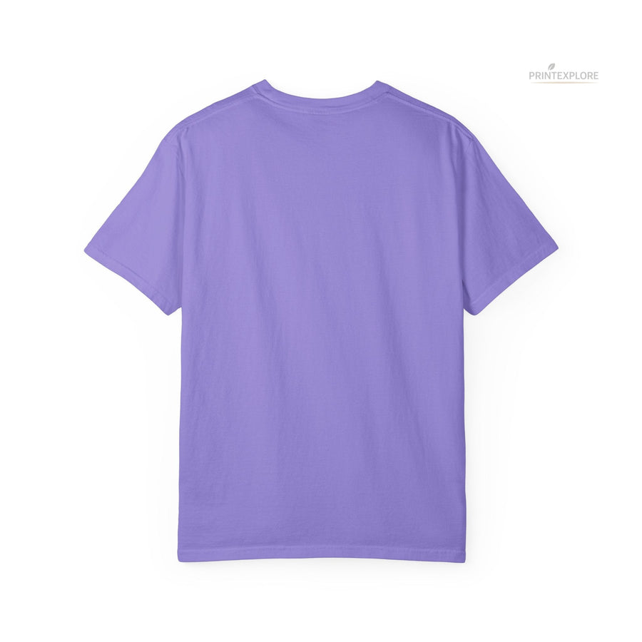 Abstract Color Wave Cotton Graphic Tee - PRINT EXPLORE
