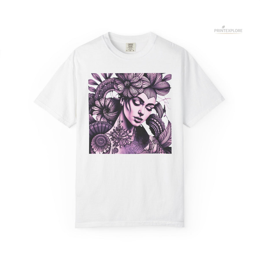The Muse Within Artistic Cotton Tee - PRINT EXPLORE